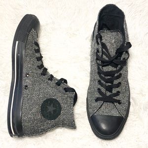 Converse All Star Hightop Fabric Sneakers Size 10